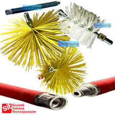 Scovolo Canna Fumaria 80 150 200 250 300 Nylon Asta Camino Caldaia Stufa Pellet