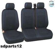 Coprisedili Nero Tessuto Mezzo Impermeabile 2+1 Fodere Per Opel Vivaro Movano