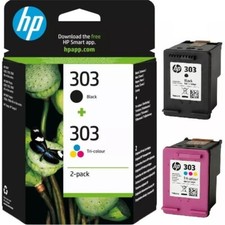 KIT 2 CARTUCCE ORIGINALI HP303 nero + colore MULTIPACK 3YM92AE - UFFICIALE HP