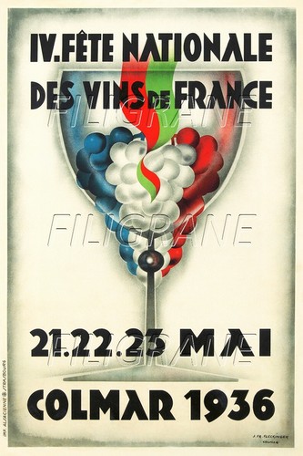 Colmar fête vin 1936 rzql - 1936,