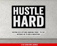 Striscione rigido Hustle -