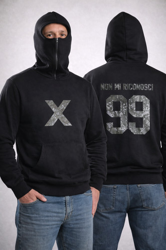Felpa ninja ultras neutra nera - ultras,