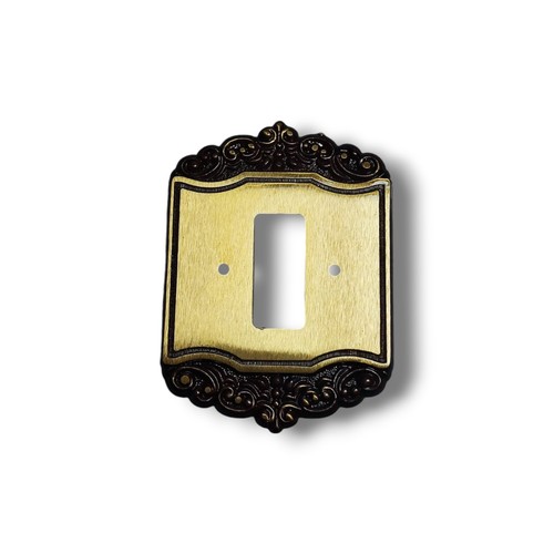 Placca ottone bticino piuma - in,