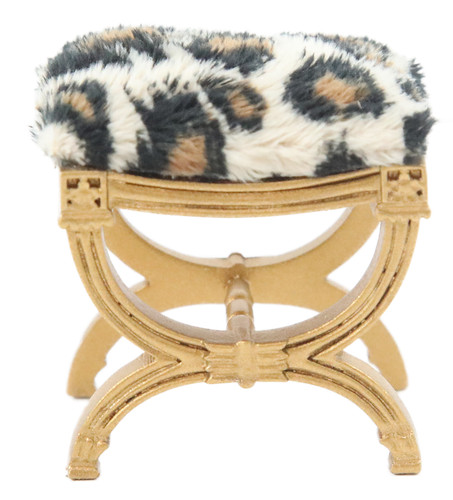 Sedia miniatura pelliccia - sedia,