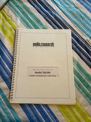 Audio research model dsi 200 - audio,