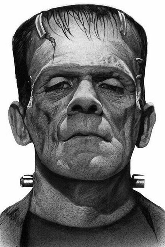 Frankenstein idea regalo - b.w.,