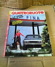 Vecchia Rivista D'Epoca Quattroruote Mese Di Giugno Del 1970