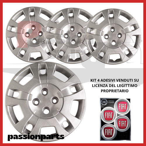 Copricerchi r14 fiat idea - 14",