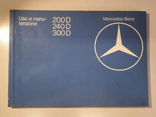 Manuale Uso e Manutenzione MERCEDES-BENZ 123D 1982