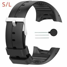 Nero per Polar M400/M430 GPS orologio da corsa cinturino in silicone di ricambio watch strap + strumenti