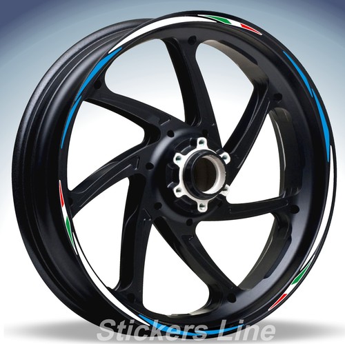 Adesivi ruote moto strisce