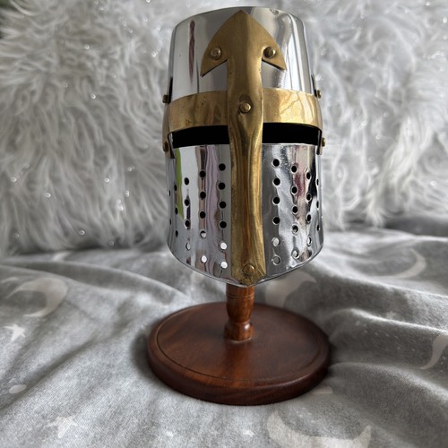 Miniature medieval helmet - miniature,