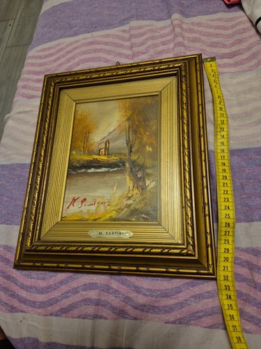 Quadro olio tela paesaggio - quadro,