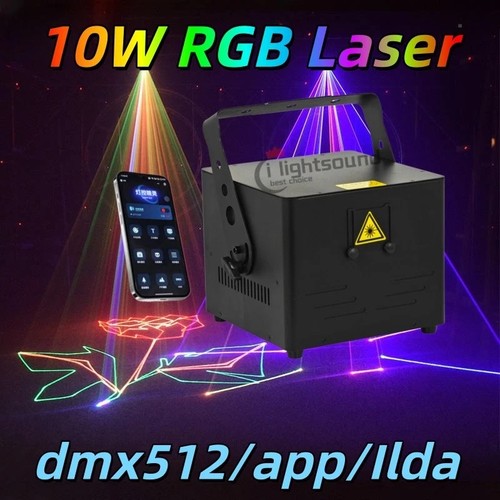 10w rgb dmx full - 10w,