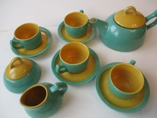 Naj Oleari servizio in ceramica da tè per 4 con teiera lattiera zuccheriera