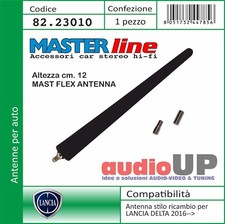 ANTENNA AUTO DOPPIO GRANO BASE RETTANGOLARE LANCIA DELTA DAL 2016 IN POI.