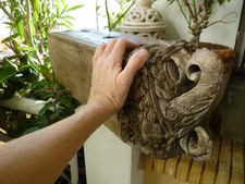 antico,legno intagliato,trave