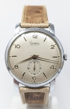 Orologio Rewel swiss mechanical watch vintage anni 60 jumbo 36mm clock montre