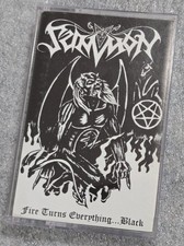 SUMMON Fire Turns Everything Black Cassette Tape - Rare Org.96 Black Death Metal