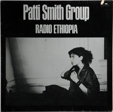 Patti Smith Group Radio Ethiopia LYRIC INSERT NEAR MINT Arista Vinyl LP