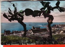 CARTOLINA  PORTO EMPEDOCLE   ACQU   VIAGGIATA  1957 ZONA INDUSTRIALE   REGALO