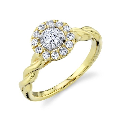 14k oro giallo intrecciato - oro,