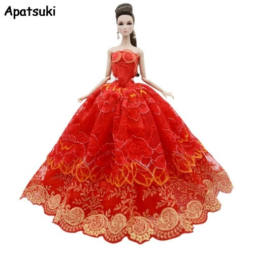 Abito sposa pizzo rosso - sposa, in