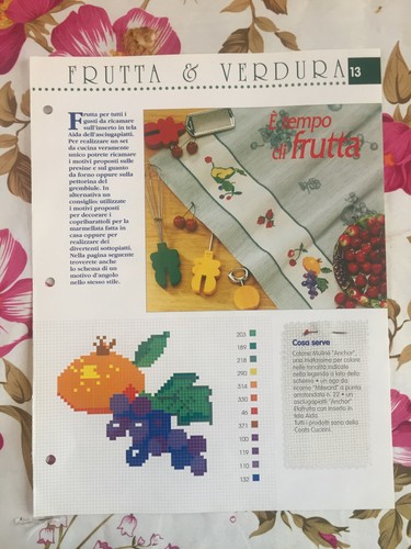 Schema punto croce ricamo - croce,