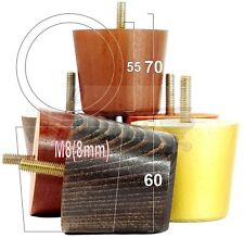 4 Piedini di ricambio in legno