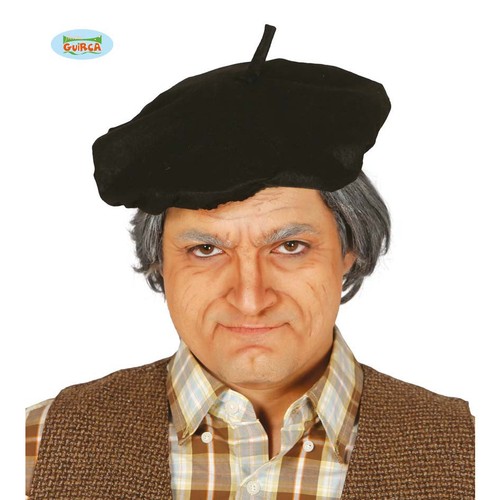 Basco francese nero cappello - nero,