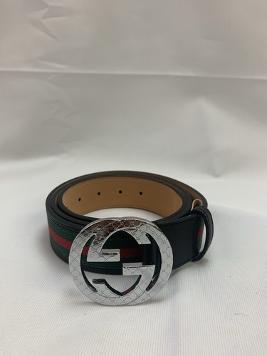 Gucci belt web stripe - stripe, with