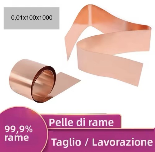 Rame sottile lamina rotolo - lamina,