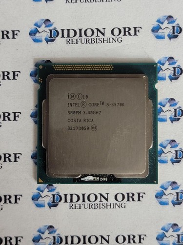 Intel core 3570k sr0pm 40 - i5-3570k, 3,40