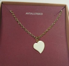 collana - cuore bianco -