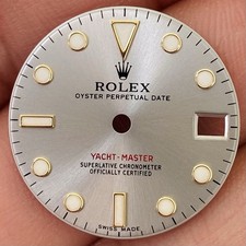 Quadrante argento Rolex per