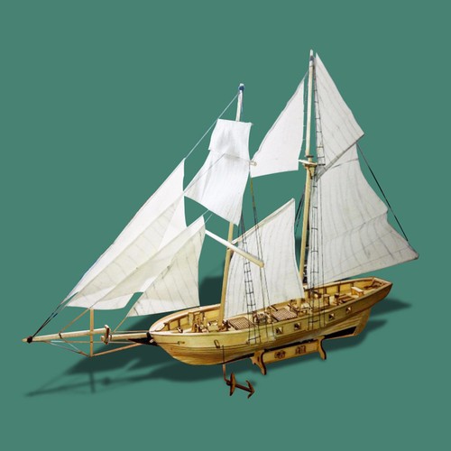 Kit barca vela legno - kit,