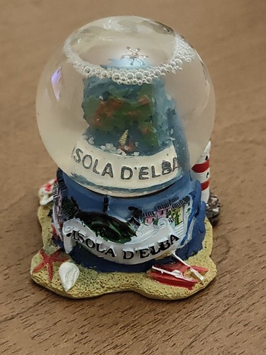 Palla vetro con neve - palla,