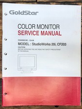LG StudioWorks 20i CF203 Monitor  Service Manual *Original*