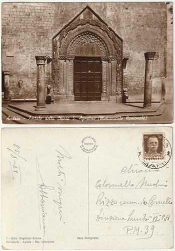 Andria portale della chiesa - andria,