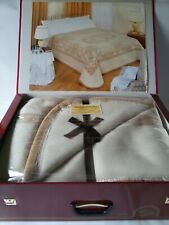 Coperta Rossella pura Lana Vergine Matrimoniale. A463