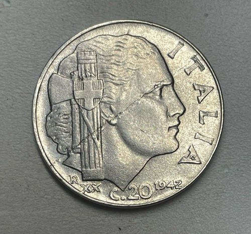 Centesimi 1942 errore - 20,