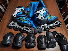 Pattini a rotelle bambino OXELO FIT 5 (Decathlon) mis.38-41 + ACCESSORI