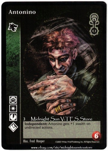Antonino gangrel anarchs - anarchs, v:tes