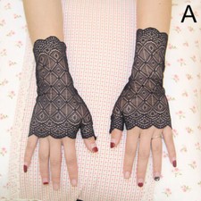 Women Gloves Stretch Half