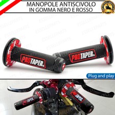 MANOPOLE MANUBRIO MOTO CROSS NERO ROSSO PER HONDA CRF 450 RC 2021 ENDURO
