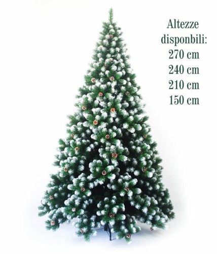 Albero natale innevato - albero,