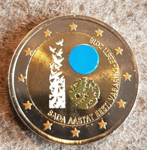 Euro 2018 estonia 100 anni - euro,