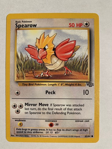 Pokemon card carte spearow - pokemon,
