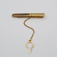 Fermacravatta in oro giallo 18