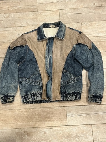 Giacca denim pelle uomo guess - giacca,